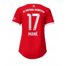 Bayern Munich Sadio Mane #17 Hjemmedrakt Kvinner 2022-23 Kortermet